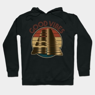 Retro Jazz Vibraphone Design Hoodie